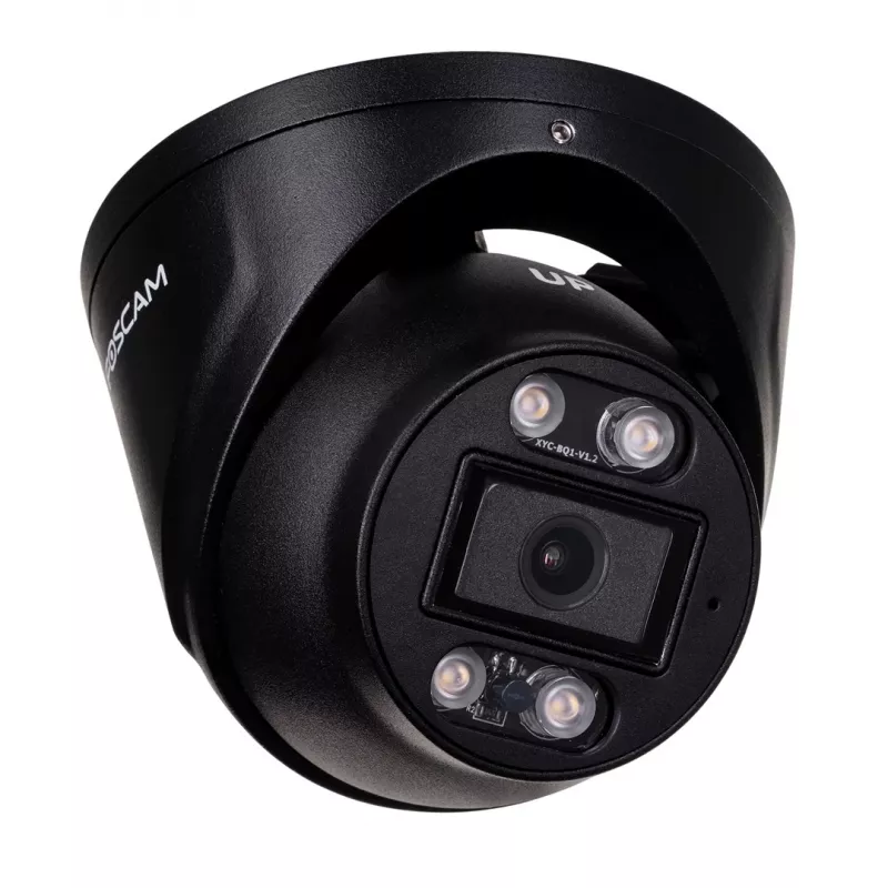 Cámara IP POE FOSCAM T8EP 8MP negra