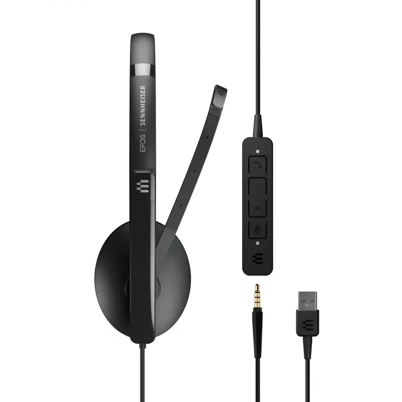 EPOS ADAPT 135 USB II auriculares con cable oficina/call center USB Type-A negros