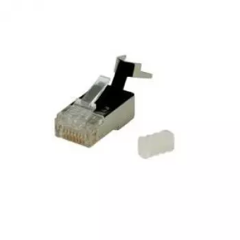 ROLINE conector de red - RJ-45 (M) - CAT 6 - moldeado - transparente (paquete de 10)