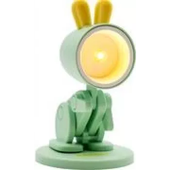 Lámpara de mesa LED RealPower 486318 verde amarillo 1 bombilla batería