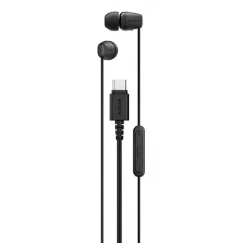 Sony IER-EX15C Auricular Cableado In-Ear Llamadas/Música USB Type-C Negro