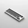 Carcasa para teclado gaming AKKO MonsGeek M7 VIA Barebone Kit plata — carcasa barebone para teclados mecánicos, compatible con firmware VIA