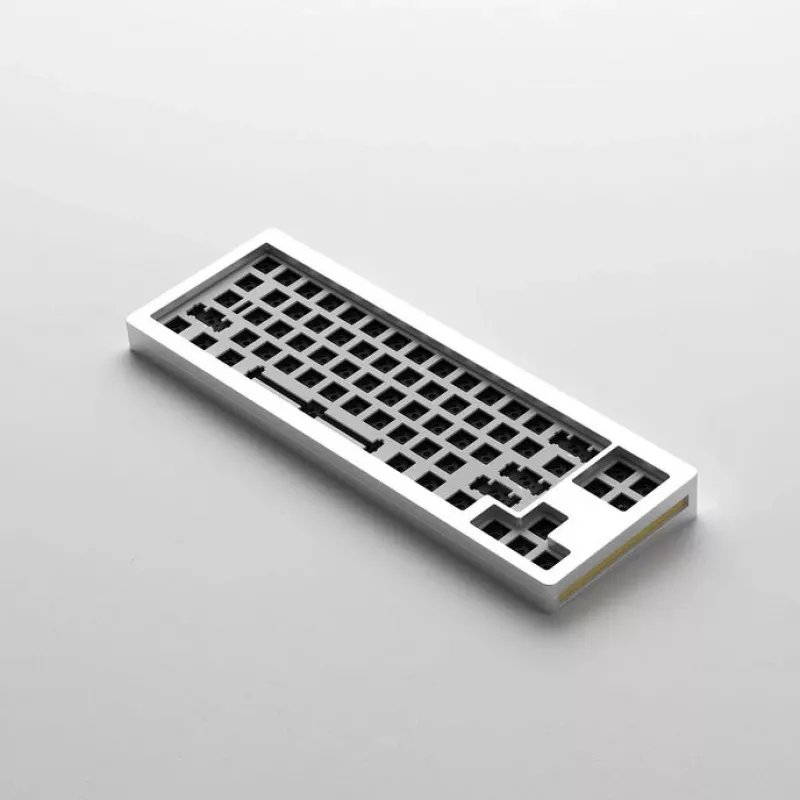 Carcasa para teclado gaming AKKO MonsGeek M7 VIA Barebone Kit plata — carcasa barebone para teclados mecánicos, compatible con firmware VIA
