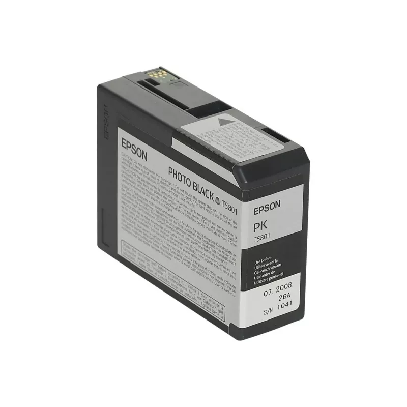 Epson T5801 (T580100) cartucho de tinta negro foto, 80 ml