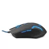 Esperanza MX205 FIGHTER - ratón - USB - azul - ratón - óptico - 6 botones - negro