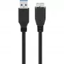 Cable USB-A a Micro-USB-B GOOBAY 95026 — 1,8 m, conector macho a conector macho, negro