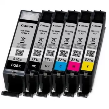 Cartucho de tinta Canon CLI-571GY XL 1 ud. Original High (XL) Yield Gris