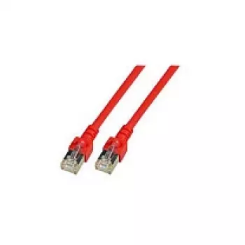 EFB-Elektronik Cable de parcheo RJ45 Cat.5e SF/UTP PVC CCA Rojo 1m Fabricante: EFB Elektronik (K5458.1)