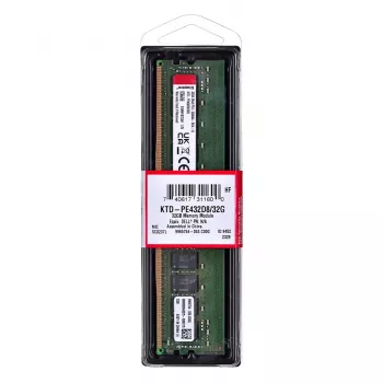Kingston Technology KTD-PE432D8/32G módulo de memoria 32 GB 1 x 32 GB DDR4 3200 MT/s 288 contactos DIMM ECC