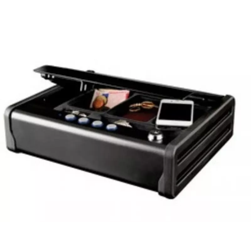 Caja fuerte MASTER LOCK MLD08E negra acero inoxidable