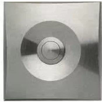 Grothe placa de planta 82x82mm acero inoxidable ETA S 200 (55541)