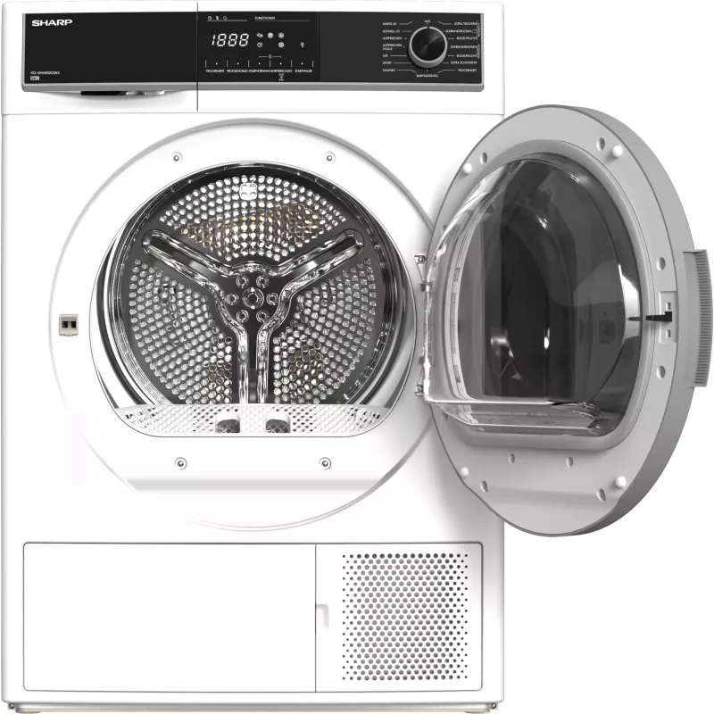 Sharp KD-HHH8S8GW3-DE secadora de ropa independiente carga frontal 8 kg blanco
