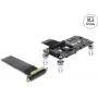 DELOCK Adaptador PCI Express 3.0 x4 a M.2 Key M, cable de 10 cm, modelo 64357
