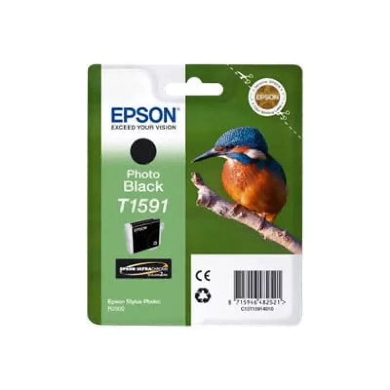 Cartucho EPSON tinta foto negro T1591 1 x 17 ml Ultrachrome Hi-Gloss2