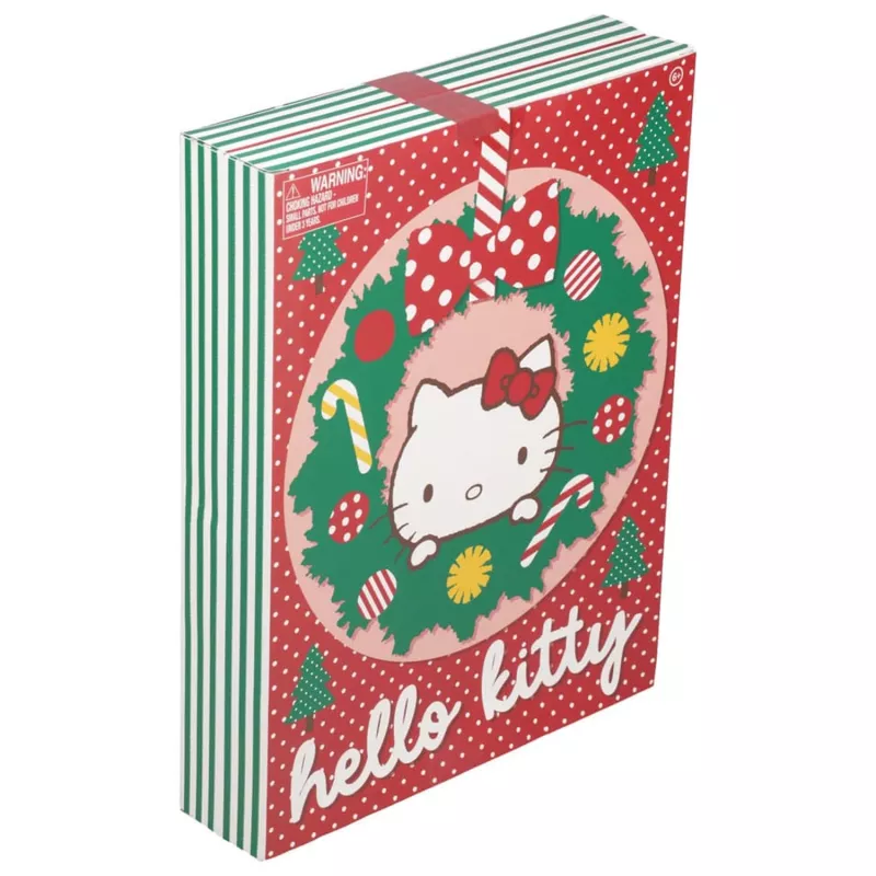 Calendario de adviento Paladone Hello Kitty papelería set de 24 días con regalos de papelería diarios