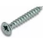 Tornillo Cimco 190027, metal galvanizado, para placas de fibra, 30 mm de longitud, 4 mm de diámetro de rosca, 1 ud.