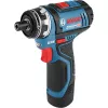 Bosch GSR 12V-15 FC Professional 1300 rpm sin llave 600 g negro, azul