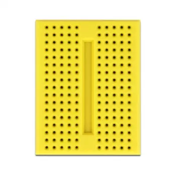 Placa de prototipado DELOCK 18320 — placa de prototipado de plástico, amarillo, 36×46×10 mm