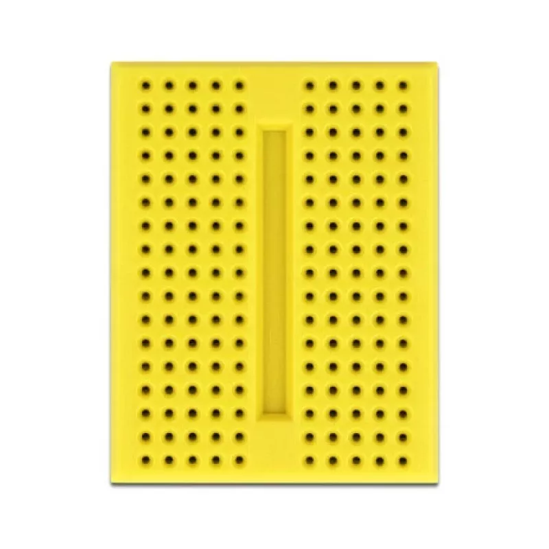 Placa de prototipado DELOCK 18320 — placa de prototipado de plástico, amarillo, 36×46×10 mm