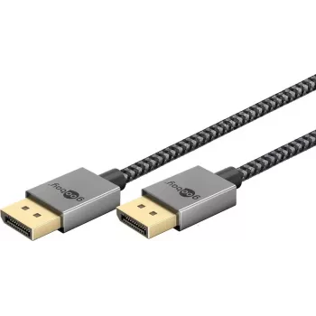 Cable DisplayPort slim Goobay 2.0/2.1 40aGbit/s 2 m (77445)