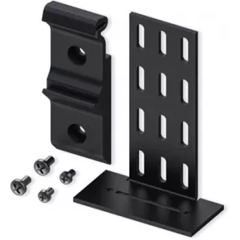 Kit de montaje TELTONIKA PR5MEC23 — ABS negro y acero para una instalación segura del dispositivo