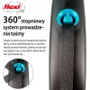 Flexi Correa automática negro diseño S 5 m, azul