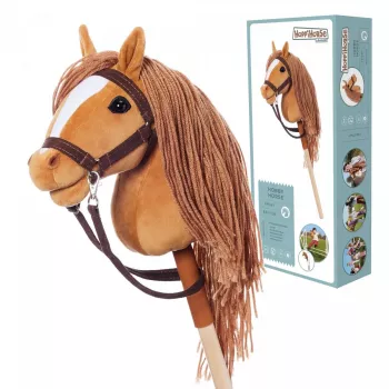 Caballo de palo HOPPIHORSE Hobby Horse A4 Chestnut