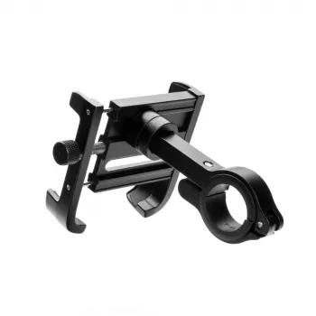 Soporte para tablet y smartphone FIXED Holder Fixed Bikee ALU 2 Ajustable 360° Negro, Aluminio, soporte de pinza ajustable