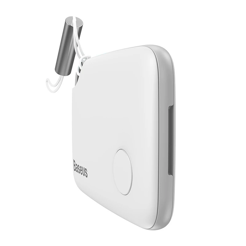 Baseus T2 ZLFDQT2-02 mini localizador de llaves (rastreador), 75 mAh, 80–100 dB, blanco