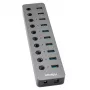 Adaptador USB Type-A 3.0 – 10 puertos USB 3.0 con interruptores