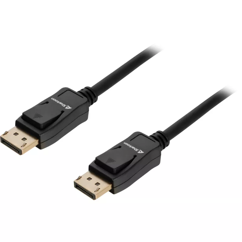 Cable DisplayPort 1.4 (conector macho > conector macho) 8K (negro, 5 metros)
