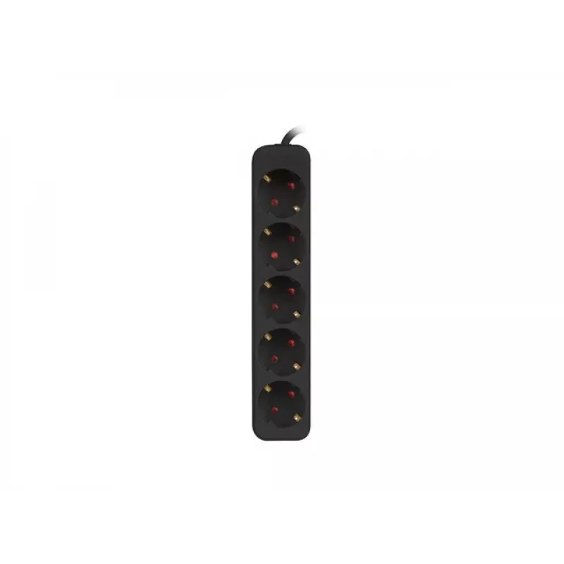 Alargador de corriente Lanberg PS0-05F-0300-BK 3m 5 tomas AC interior negro