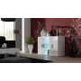Aparador Cama 120 cm SOHO S7 blanco/blanco brillante