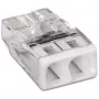 Wago 2273-202 conector/empalme de cables transparente, blanco