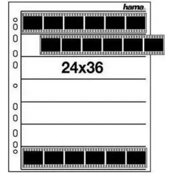 Hama Fundas para negativos 35 mm, 25 hojas, pergamino mate (2250)
