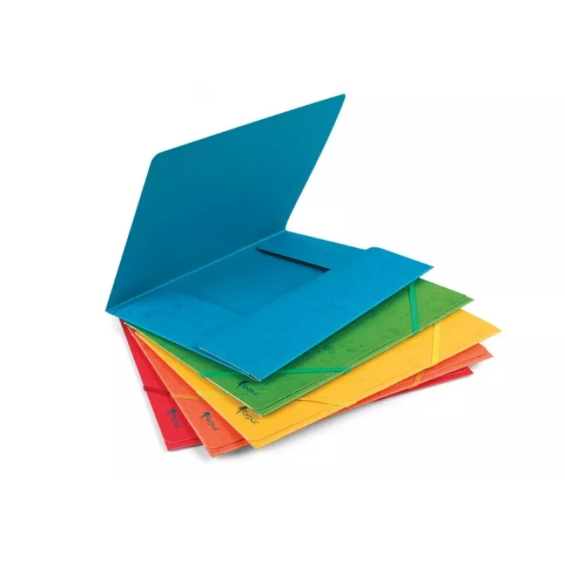 Archivador con gomas Forpus, A4, cartón, capacidad 300 hojas, verde