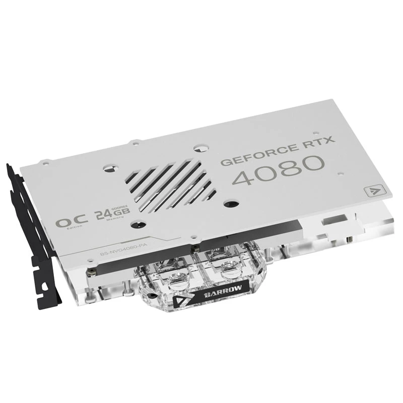 Bloque de refrigeración líquida Barrow LRC2.0 para RTX 4080 FE Aurora RGB Acrílico