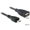 Cable USB DeLOCK 50 cm Micro-USB B USB 2.0 A 83183
