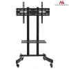 Maclean MC-739 soporte profesional con ruedas para TV, 32-65 pulgadas (165,1 cm), máx. 40 kg, VESA hasta 400x600, negro