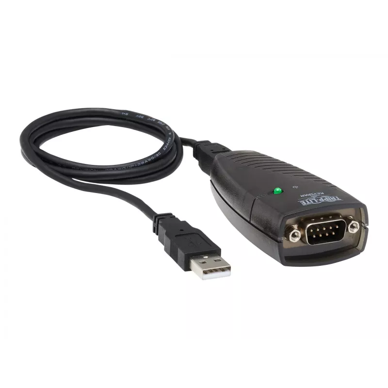 Tripp Lite USA-19HS Keyspan adaptador USB a serie - conector macho USB-A a conector macho DB9 RS232 - 0,91 m - TAA (USA-19HS)