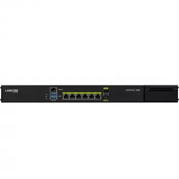 Lancom WLC-2000, negro, 19U, metal, instalación en rack, 2 ventiladores, internos