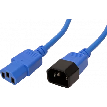 Cable de alimentación ROLINE 19.08.1527 azul 0,8 m conector hembra C14 a conector hembra C13 (19.08.1527)