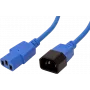 Cable de alimentación ROLINE 19.08.1527 azul 0,8 m conector hembra C14 a conector hembra C13 (19.08.1527)