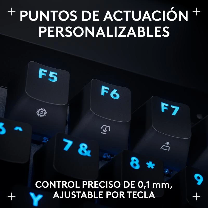 Teclado Logitech G PRO X TKL RAPID gaming USB QWERTY negro