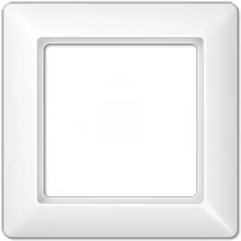 Placa de cubierta para interruptores de pared eléctricos JUNG AS 581 WW blanco, duroplast, 80,5×80,5 mm
