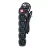 Alargador Esperanza ELK214K cable de 1.5 m 5 tomas Type E para interiores negro