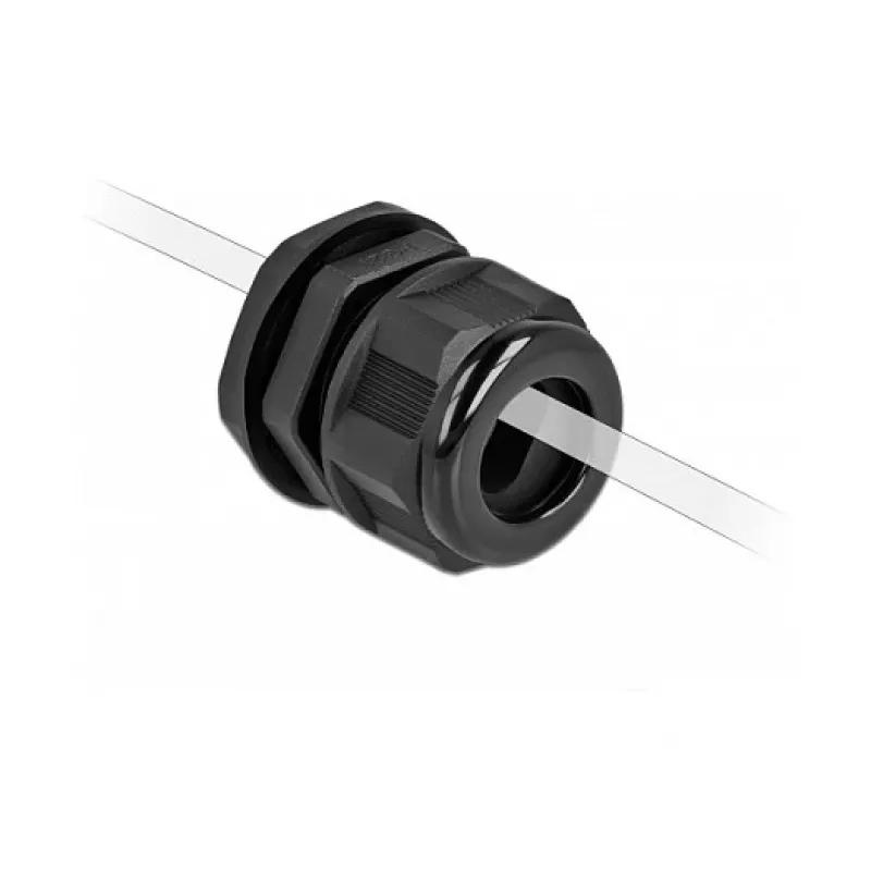Prensaestopas DeLOCK 60387 negro plástico 2 uds.