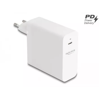 Cargador DeLOCK USB GaN 140W PD 3.1 para interiores AC universal