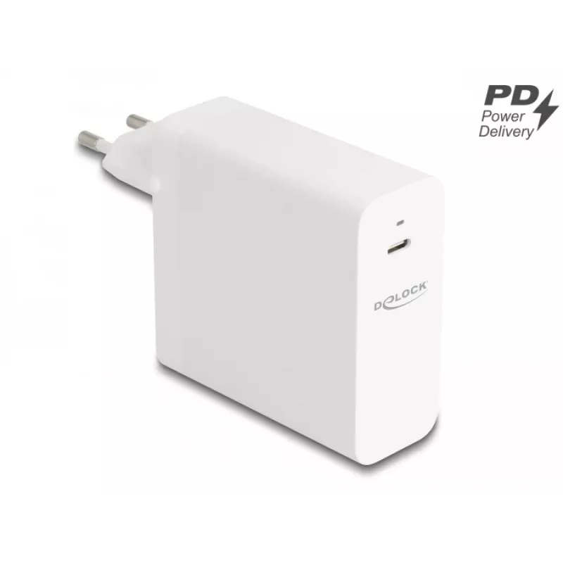 Cargador DeLOCK USB GaN 140W PD 3.1 para interiores AC universal