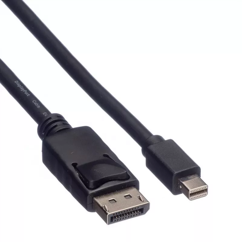 Cable DisplayPort Roline, DP ST - Mini DP ST, negro, 1,5 m (11.04.5638)